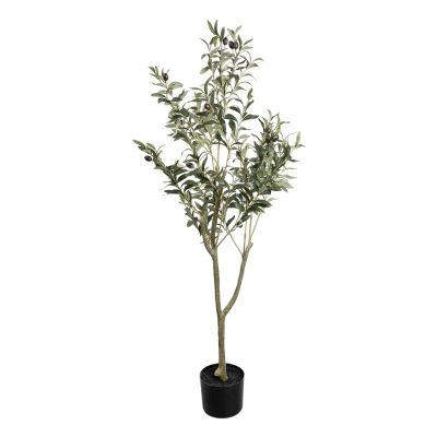 Olijfboom-kunstplant-wit