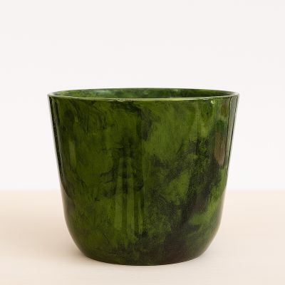Palermo - plantenpot marmer groen - P27