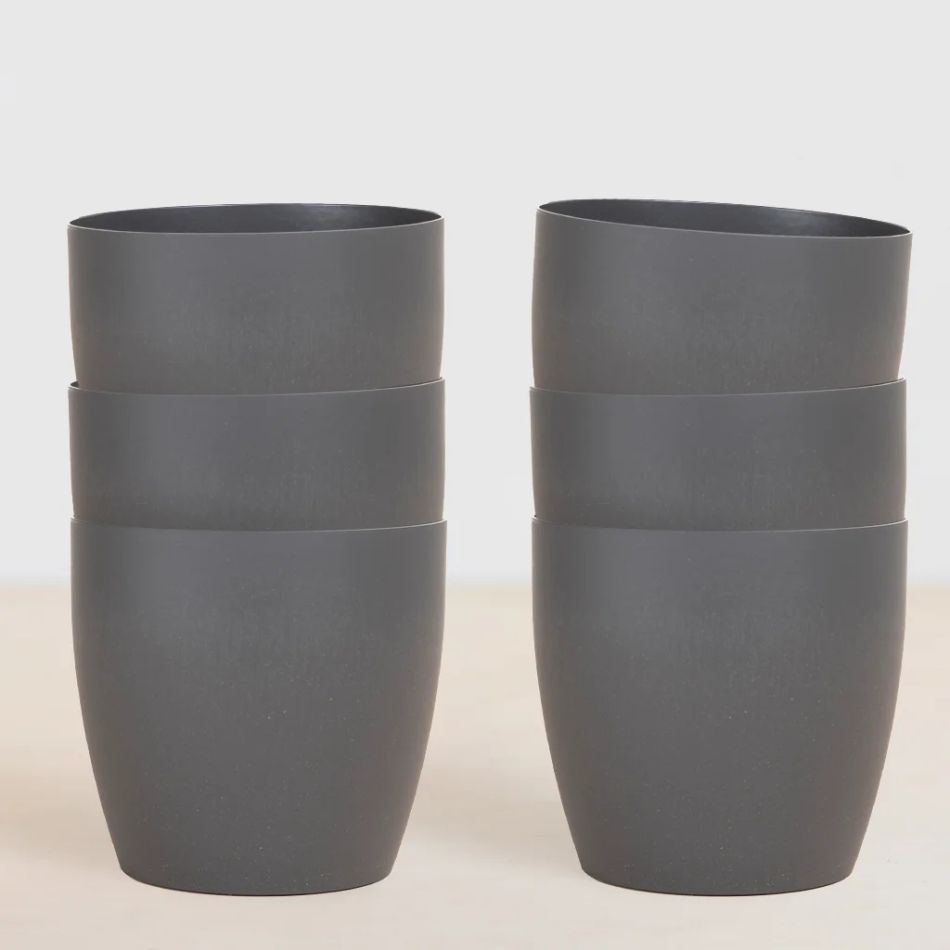 bio based plantenpot antraciet