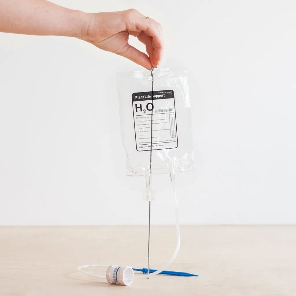 Waterdruppelaar infuus