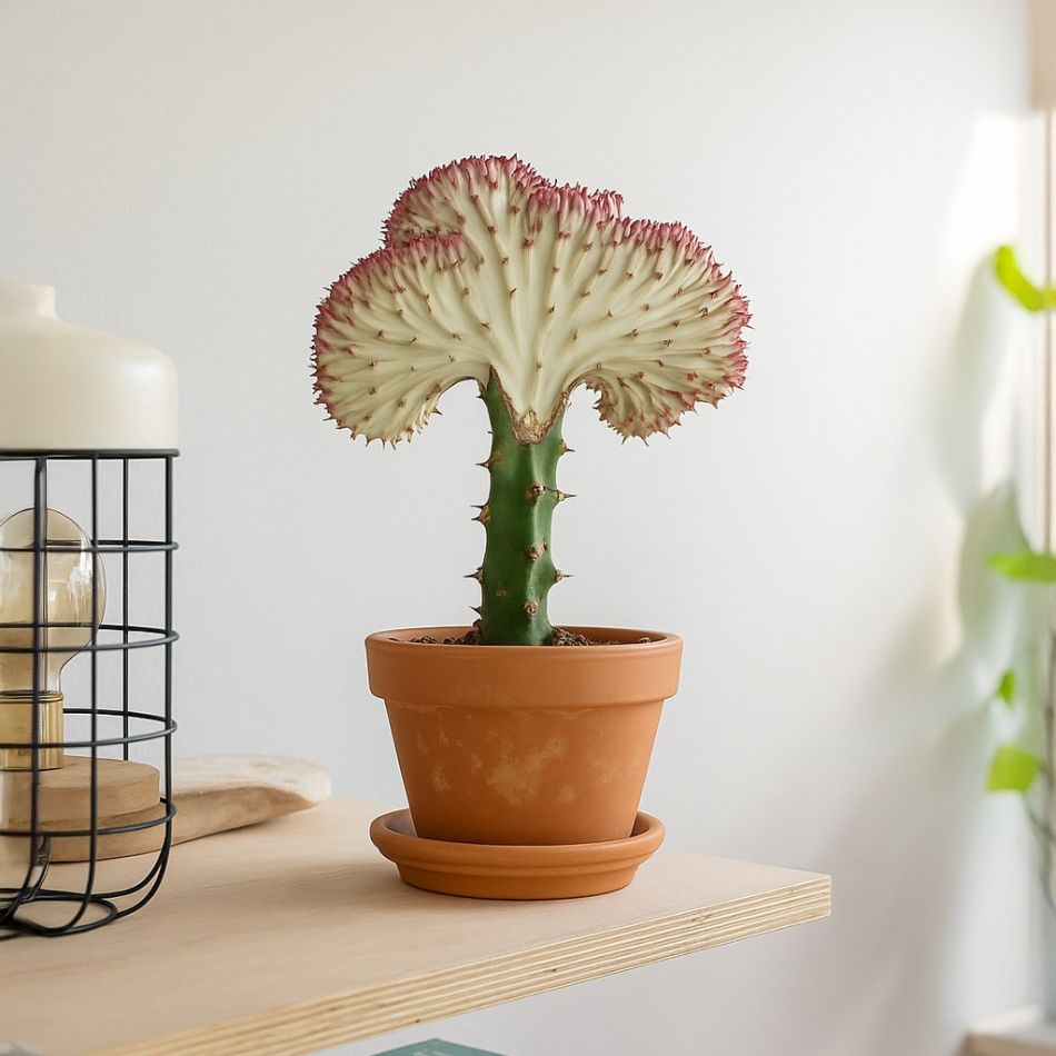 Euphorbia lactea - rode kraag - p11 - sfeer - 1