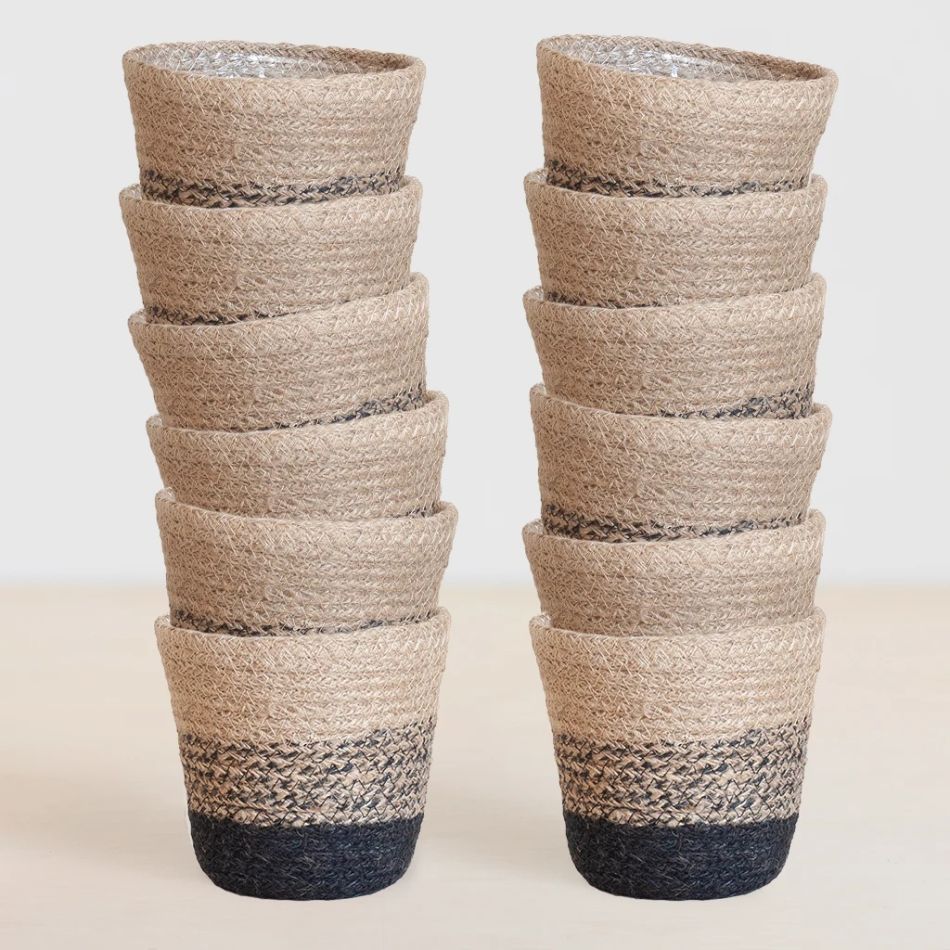jute plantenpotten