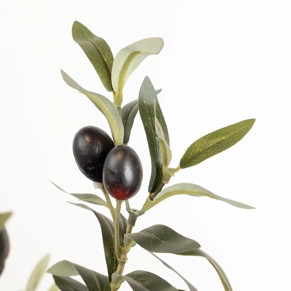 kunstplant olijfboom close-up