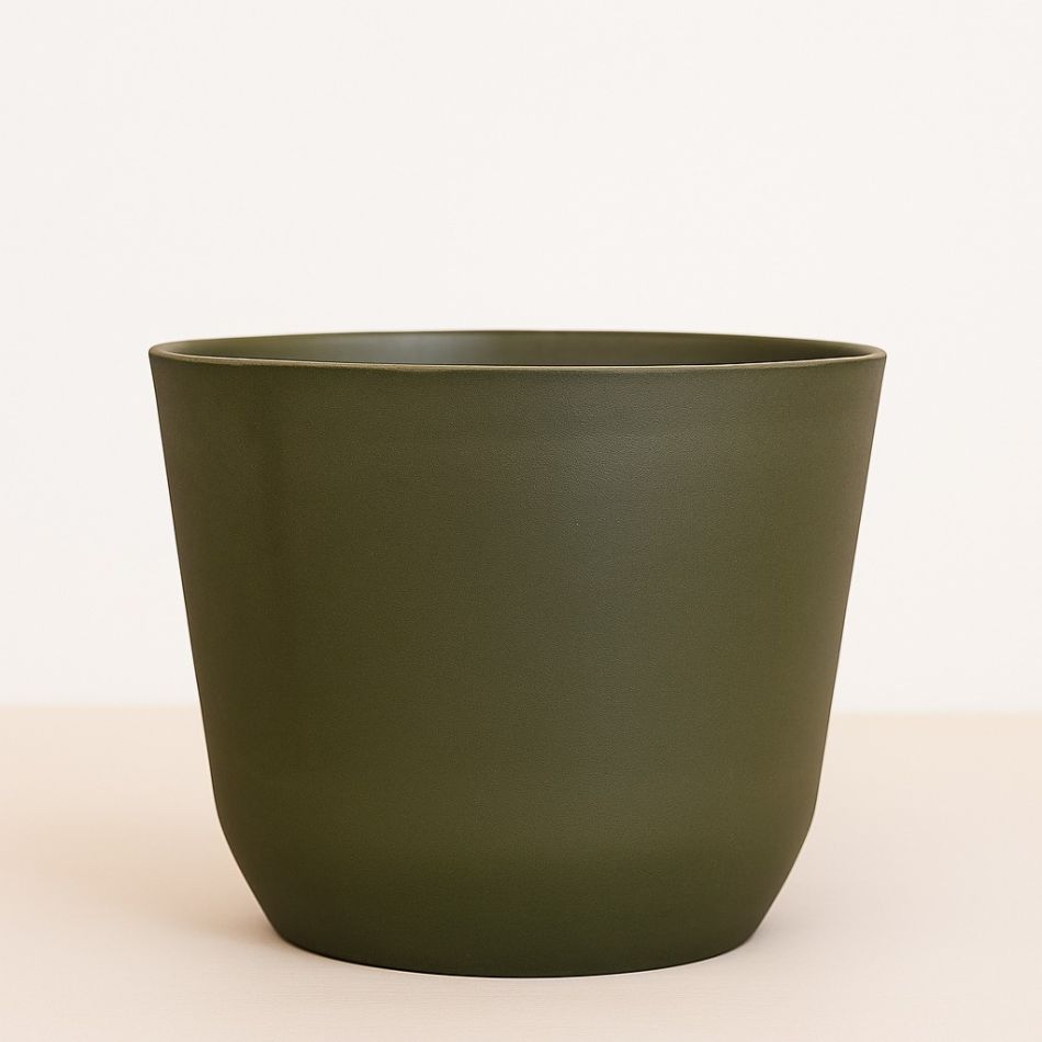 plantenpot mat groen