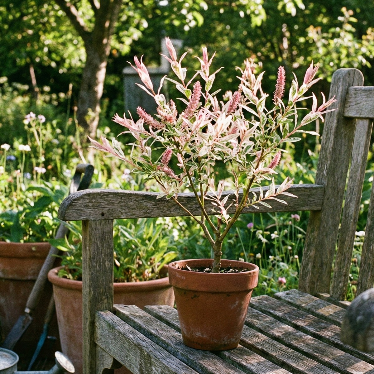 Salix integra 'Flamingo' Flamingoboom P12