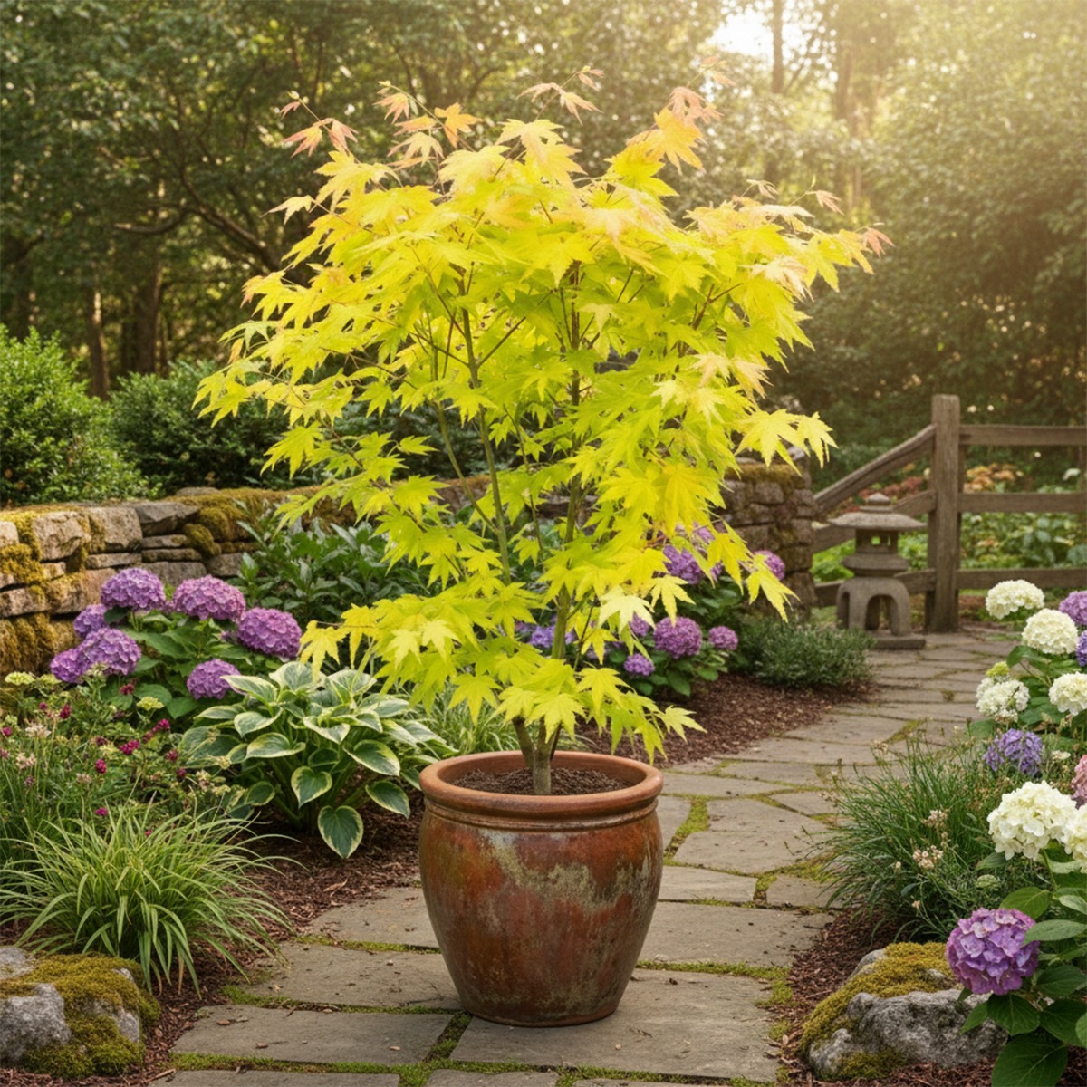 Acer palmatum 'Orange Dream' - Japanse Esdoorn - P24