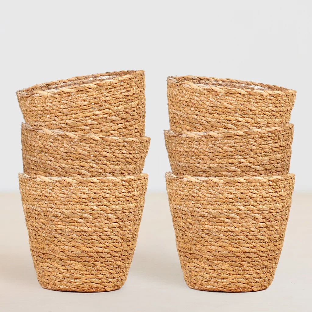Zeegras plantenpotten bundel - Sofia - P12 (6 stuks)