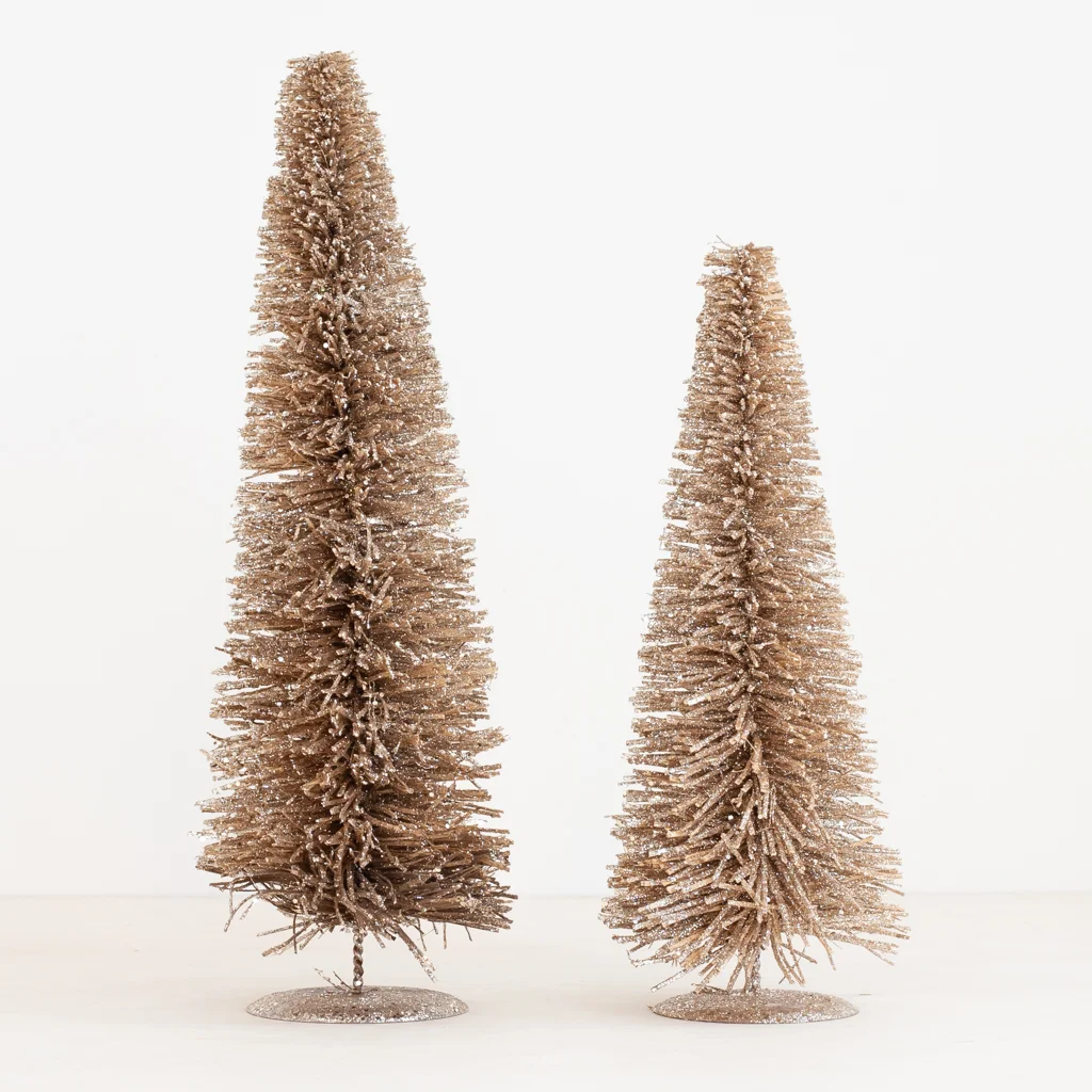 Gouden Kerstbomen Duo – 1